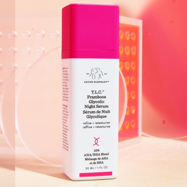 Drunk Elephant - Serum dưỡng da T.L.C Framboos Glycolic Night Serum 30ml