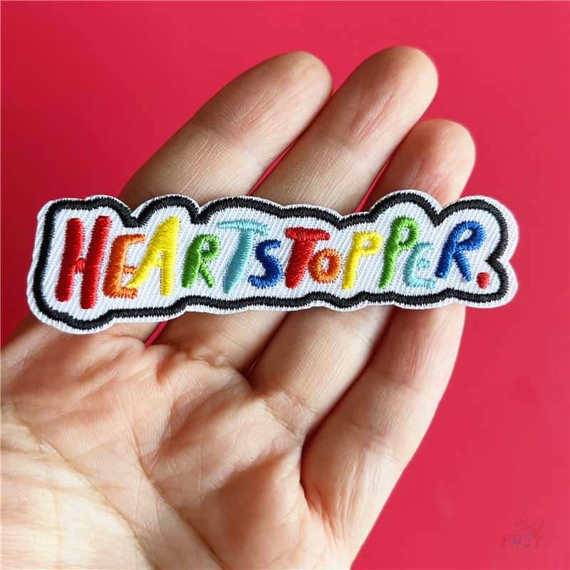 ☸ Sticker Ủi Thêu Hình Trái Tim ☸ 1 Miếng Dán Ủi Quần Áo Hình Phim Drama