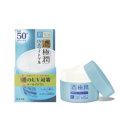 Kem dưỡng ẩm chống nắng ban ngày Hada Labo Koi-Gokujyun UV White Gel SPF50+ PA++++ 90g | BigBuy360 - bigbuy360.vn