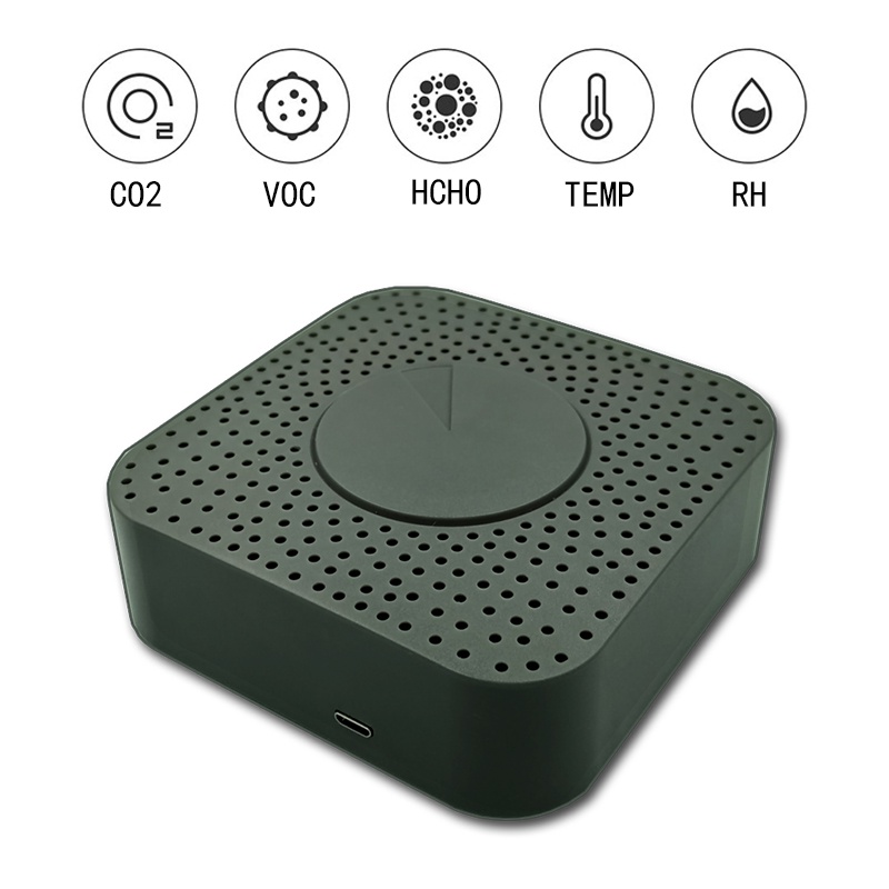 Tuya Zigbee Smart Air Butler Có Chức Năng Báo Động Chỉ Báo Chất Lượng Không Khí Royal1.vn