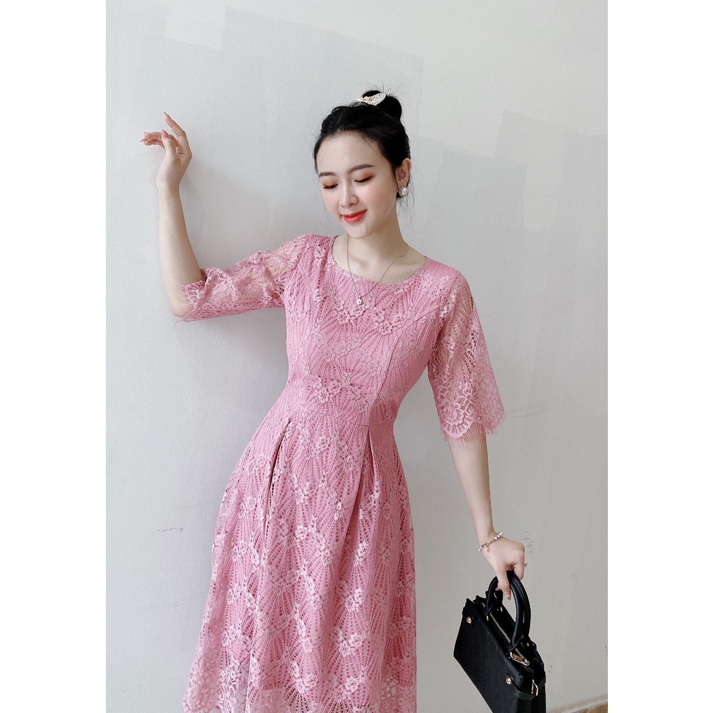 ĐẦM XÒE REN TIỂU THƯ CAO CẤP - DAM06