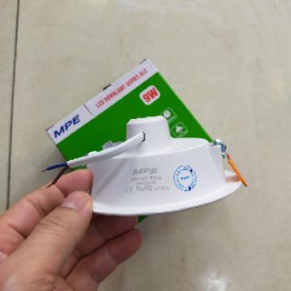 Âm trần MPE d90-9w,đèn led âm trần MPE chính hãng 9w