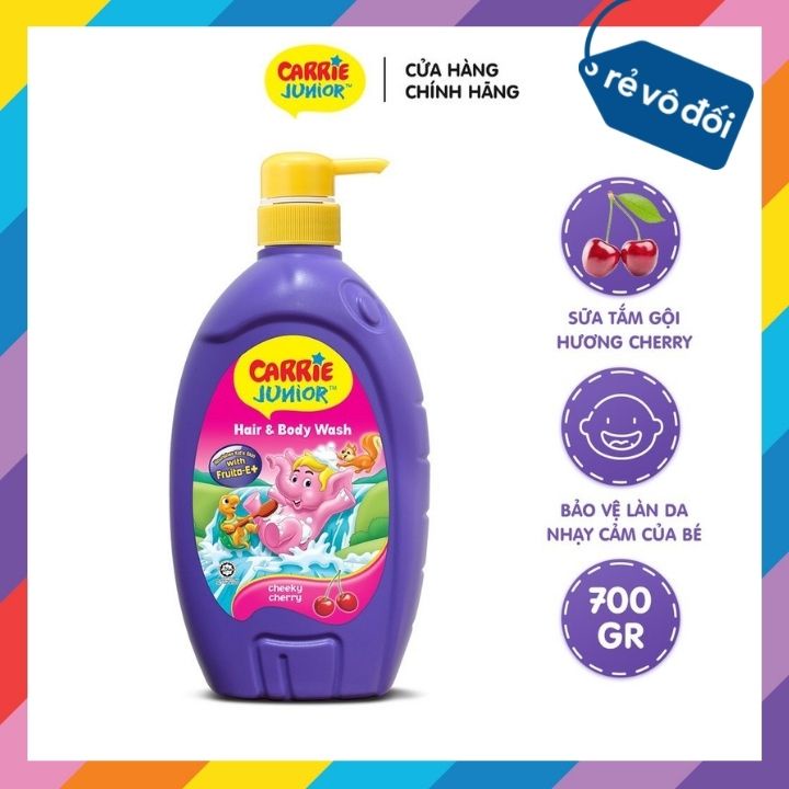 Sữa tắm gội toàn thân cho bé Carrie Junior - Malaysia