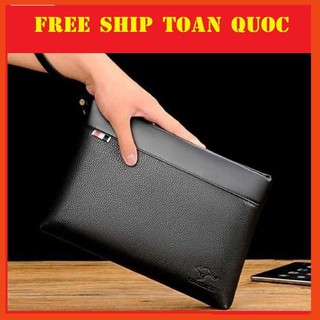 [Hot] Ví Dài Nam Nữ Hàn Quốc, ví cầm tay đẹp, bóp dài nam nữ Kangaroo Korea Da Bò Thật 100% Cao Cấp VD006F1 #vícầmtay