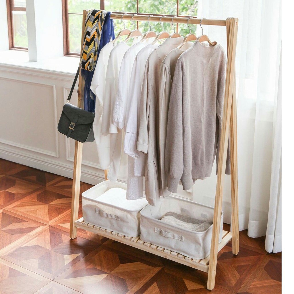 Giá Treo Quần Áo - Kệ Treo Quần Áo Chữ A 1 Tầng Đa Năng Gỗ MDF Cao Cấp