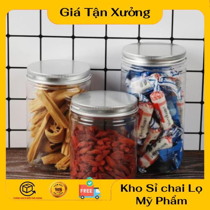 Hủ Đựng Kem ❤ TRÙM SỈ ❤ Hũ nhựa pet 250g đựng mỹ phẩm, thực phẩm, đồ khô, ngũ cốc, phụ kiện du lịch