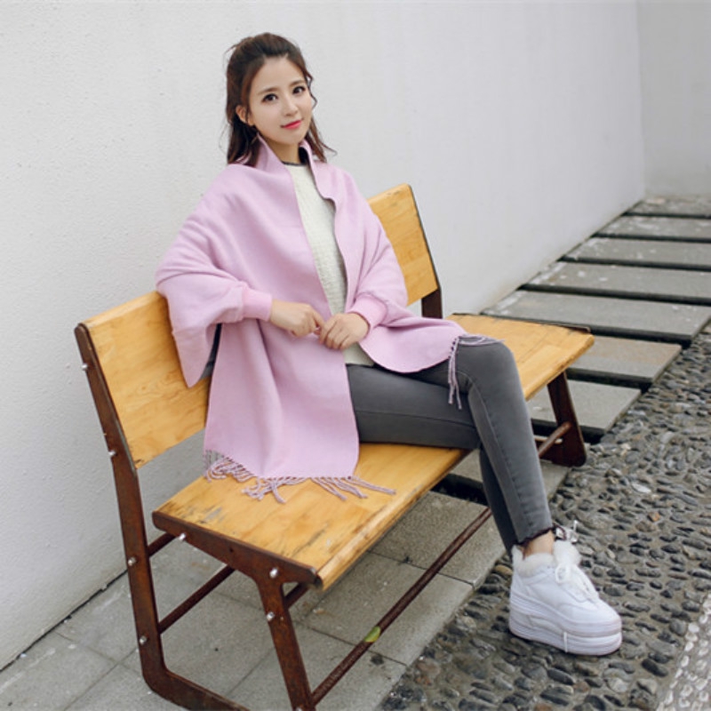 Áo choàng tay dài hai mặt thời trang thanh lịch cho nữ | BigBuy360 - bigbuy360.vn