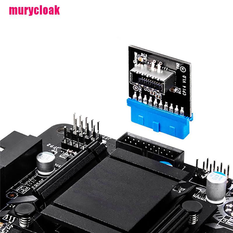 【mur】USB3.0 To USB 3.1 Type C front Type E Adapter 20pin to 19pin Expansion Module