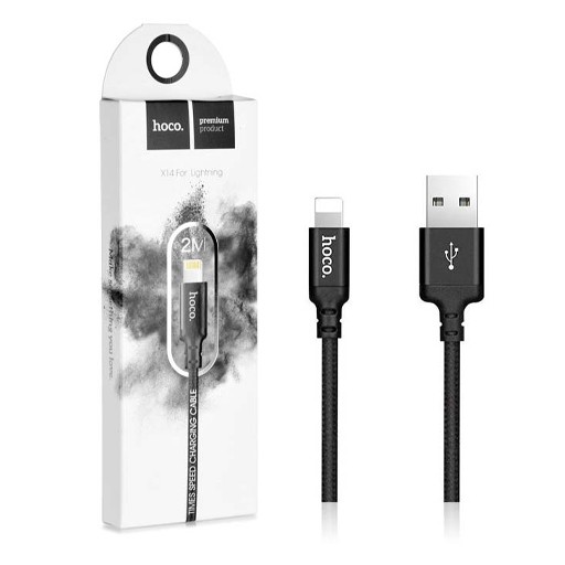 Dây Cáp Sạc nhanh Lightning Hoco X14 & que chọc sim Chính Hãng Cho Điện Thoại iPhone iPad Pin dự phòng