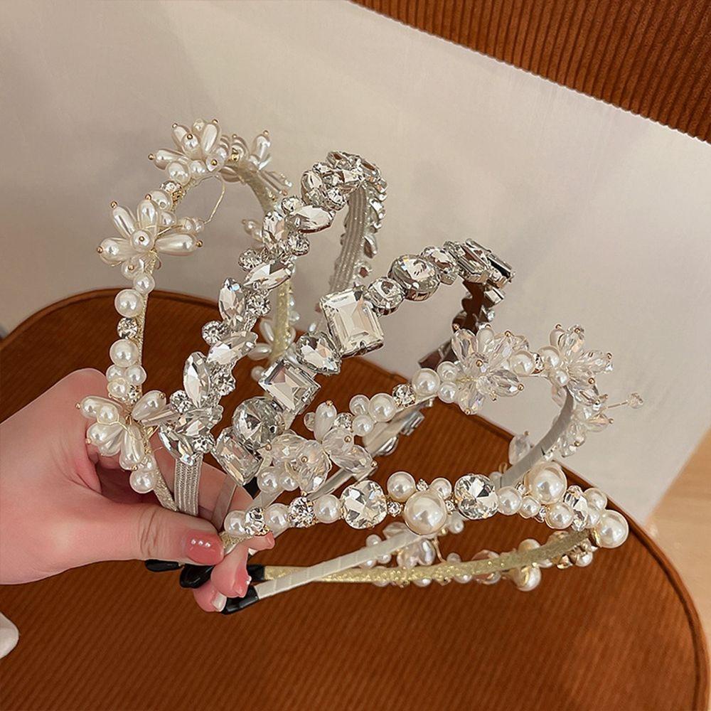 Cài Tóc Kim Loại Đính Hoa Thời Trang Cho Nữ|Băng Đô Cài Tóc Phong Cách Hàn Quốc