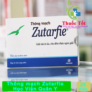 Liệu trình 2 hộp Thông Mạch Zutarfie Học Viện Quân Y