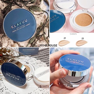 PHẤN NƯỚC CUSHION CAO CẤP KLAVUU HIGH COVERAGE MARINE COLLAGEN AQUA CUSHION