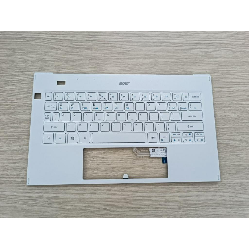 VỎ MẶT C KÈM KEY DÀNH CHO LAPTOP ACER SF714-52 ĐEN TRẮNG NEW CÓ LED