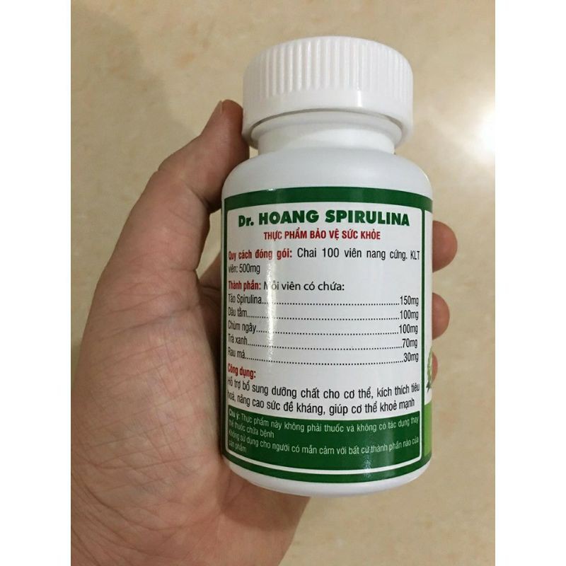 TẢO DR HOANG SPIRULINA (Bs. Lương Lễ Hoàng)