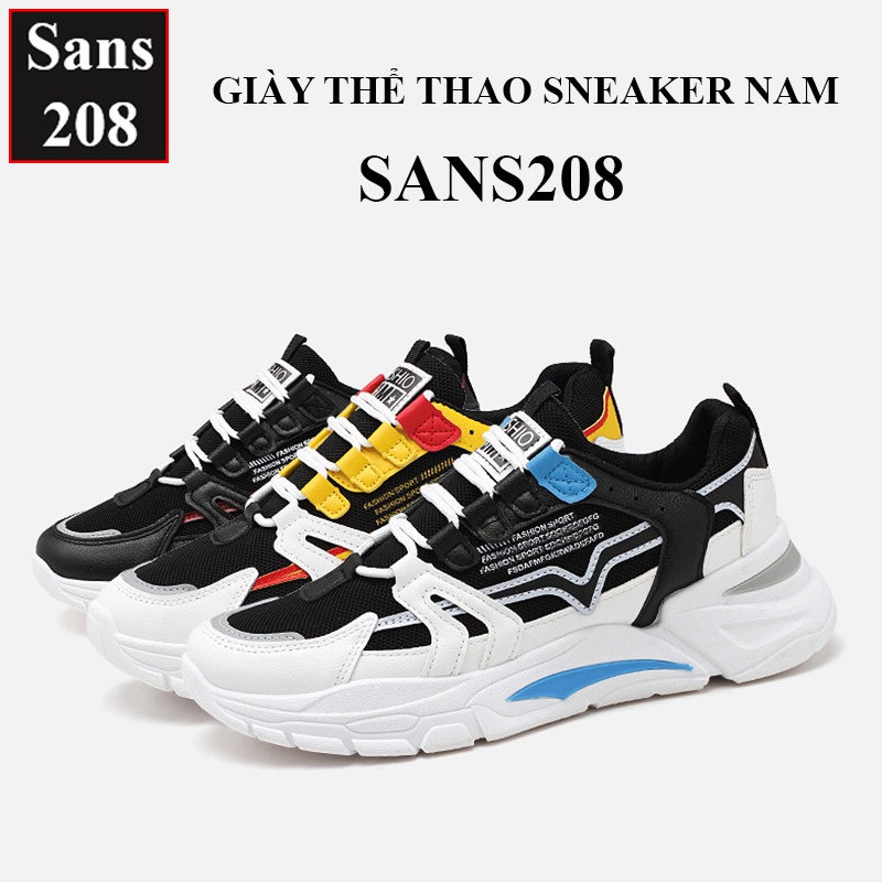 Giày thể thao nam giầy sneaker đen size sai cỡ 39 40 41 42 43