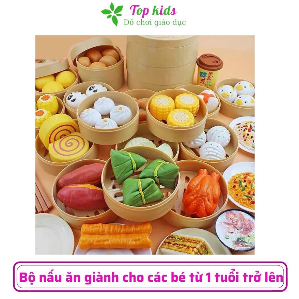 Đồ chơi nấu ăn mô phỏng đồ dùng nhà bếp nấu ăn cho trẻ em 2 đến 6 tuổi TOPKIDS