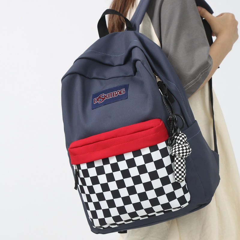 Ba lô PRETTYZYS dung tích lớn 14 inch phong cách Hàn Quốc 2022 cho bạn gái teen