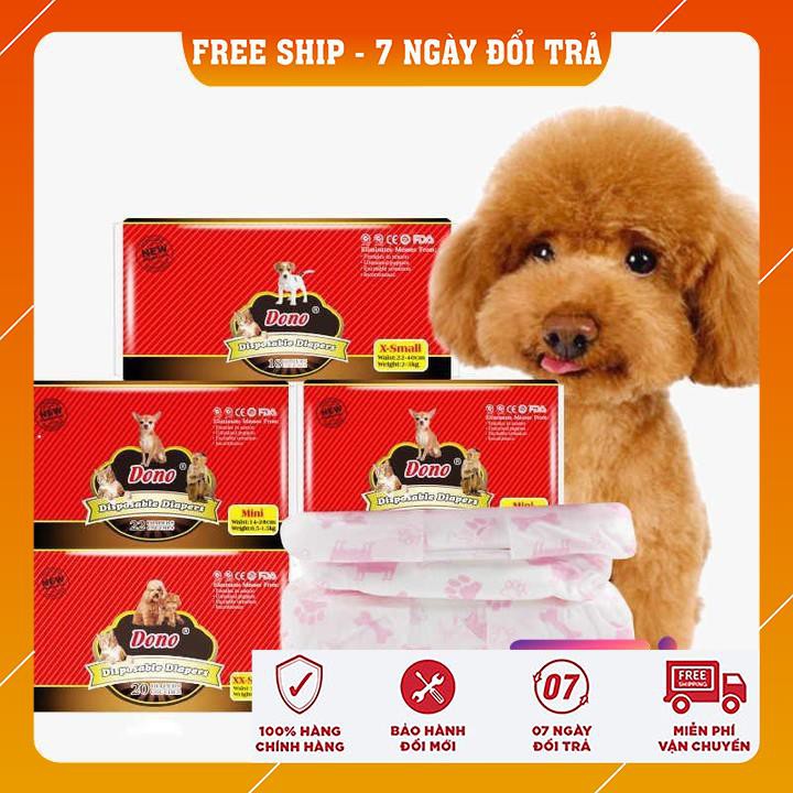 Tã Bỉm Cho Thú Cưng Cái ✔️BÁN BUÔN✔️ DONO CAO CẤP ĐẦY ĐỦ SIZE 0.5 - 15KG SIÊU THẤM HÚT VỚI LƯỢNG NƯỚC LÊN ĐẾN 250ML