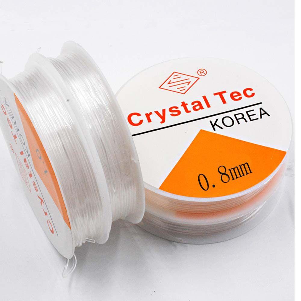 JARRED 1 Cuộn Dây Trong Suốt 0.5-1.0MM Làm Vòng Đeo Tay / Vòng cổ Tiện Dụng
