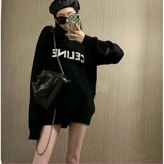 Áo pull nỉ chữ celin cực trendy
