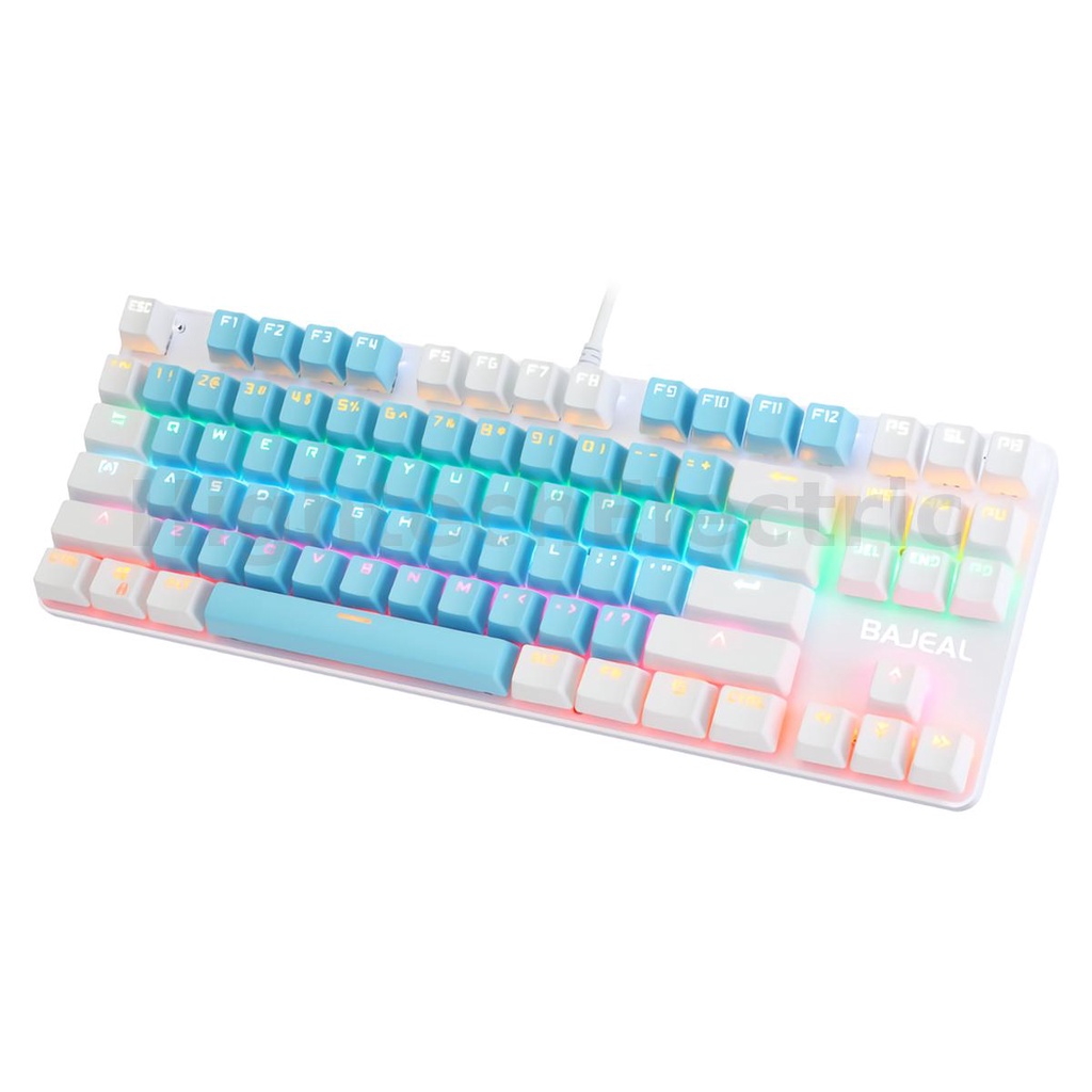 Bàn Phím Cơ Chơi Game RGB 87 Phím Có Dây