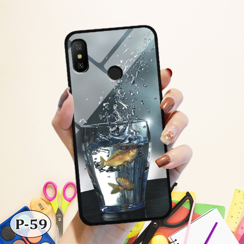 Ốp lưng kính Xiaomi Mi A2 Lite/ Redmi 6 Pro- hình 3D