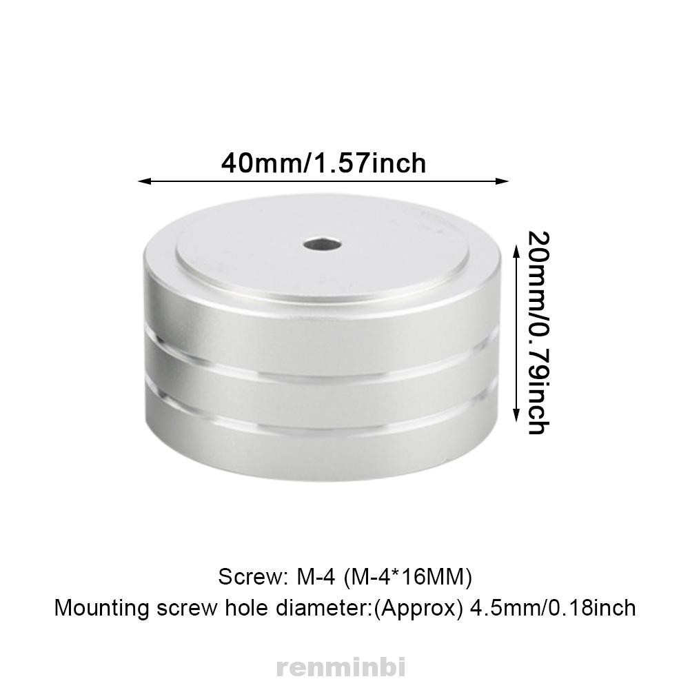 Bộ 4 Giá Đỡ Loa Bằng Hợp Kim Nhôm 40x20mm Chống Sốc Dễ Lắp Đặt