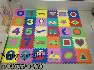 Bộ 10 tấm thảm ghép cho bé
