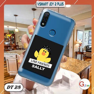 Ốp lưng vsmart joy2+ dẻo trong in hình
