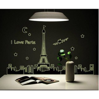 Decal dán tường Thành phố Paris