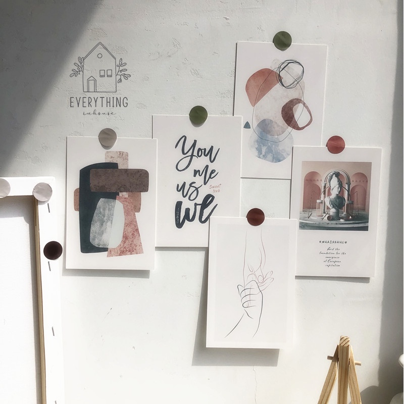 Set tranh trang trí tường nghệ thuật (tặng kèm sticker dán) | BigBuy360 - bigbuy360.vn