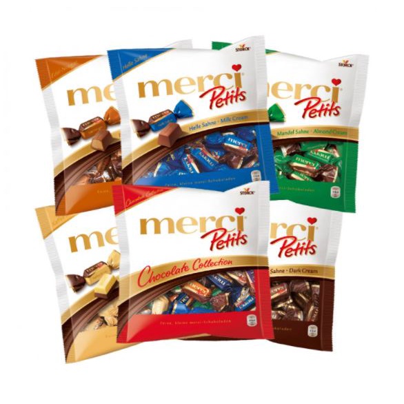 Chocolate merci petits crunch collection 125gr 5loại - ảnh sản phẩm 2