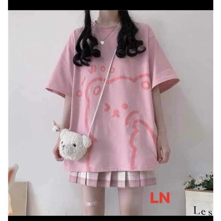 Áo phông gấu to WOO TH6