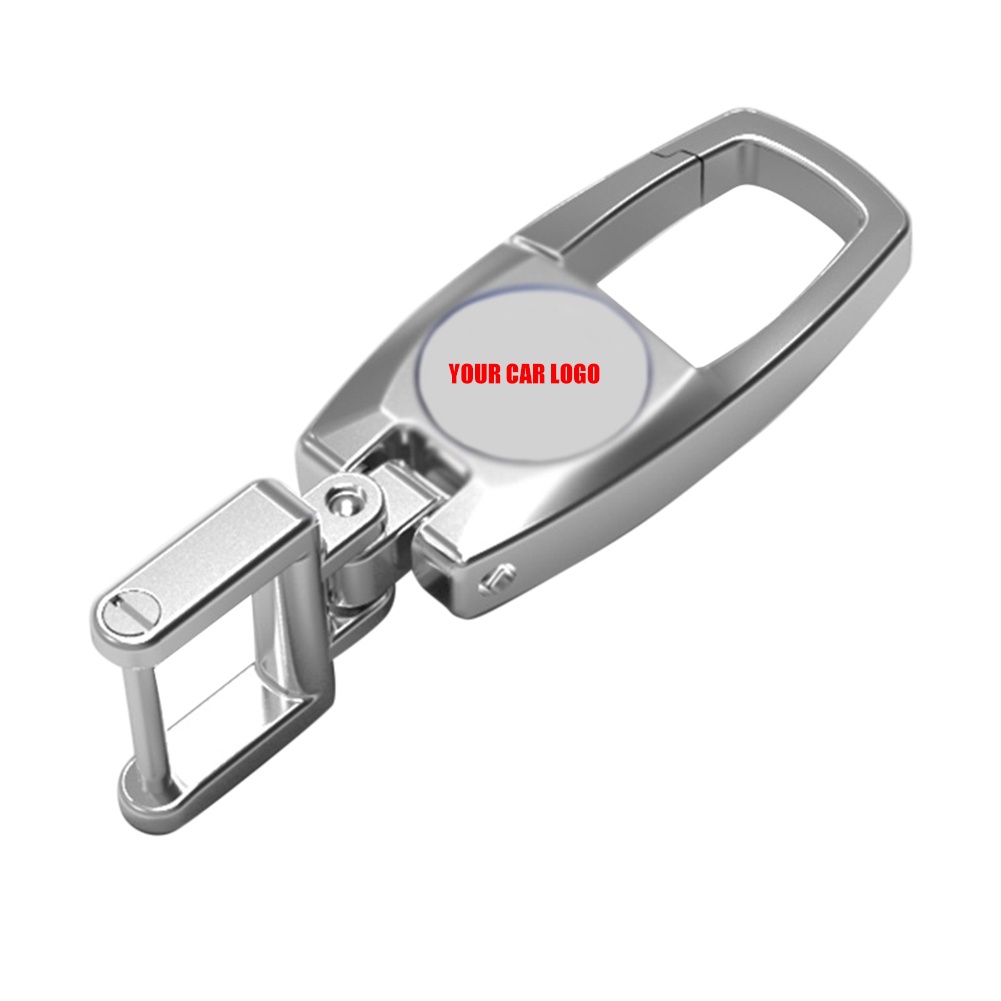 Móc Khóa Kim Loại Hình Logo Xe Hơi Honda Au-Di Benz Ford