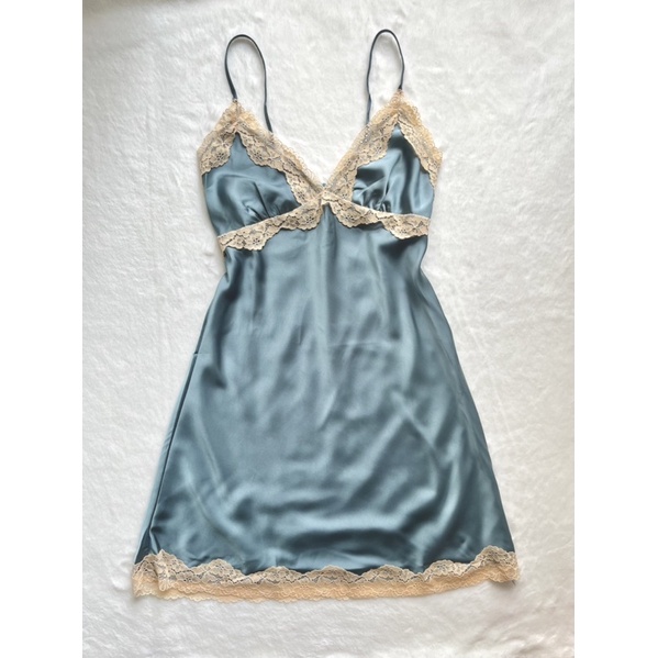 Váy đầm lụa ngủ fairy ren 2hand