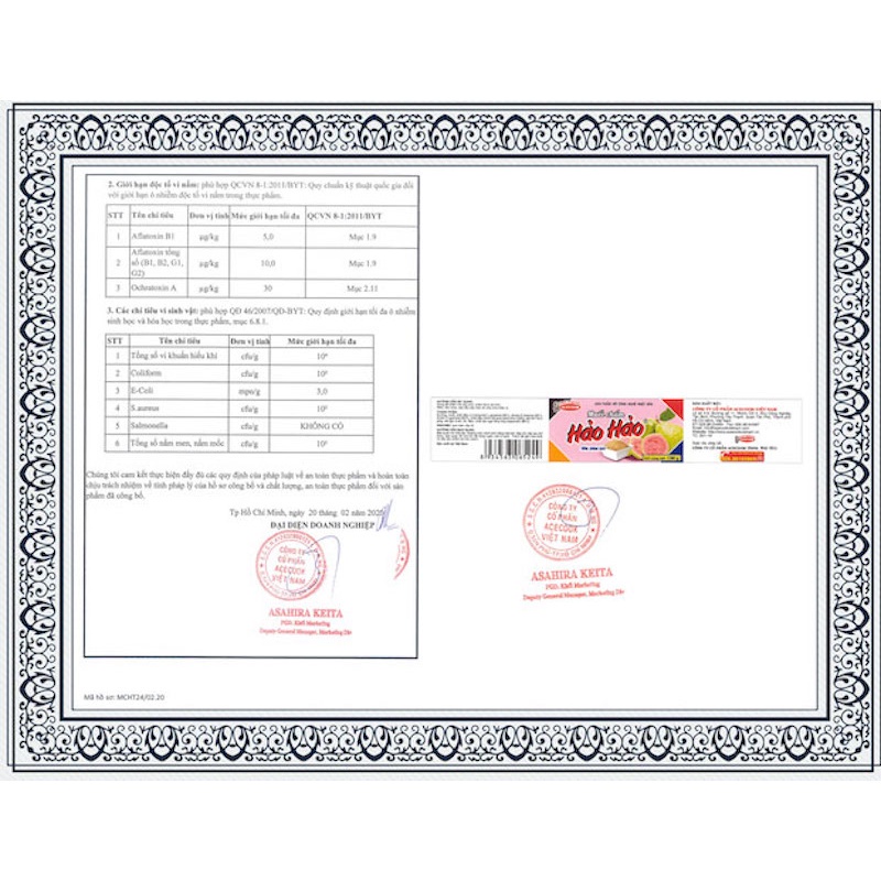 Muối Hảo Hảo chua cay chính hãng Acecook hũ 120g, muối mì Hảo Hảo chấm hoa quả