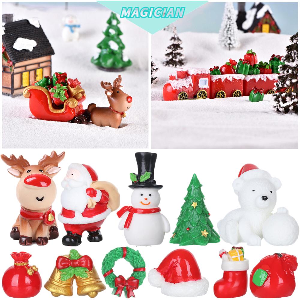 1 Đồ trang trí Nhân Vật Người Tuyết/Ông Già Noel Mini Trang Trí Giáng Sinh