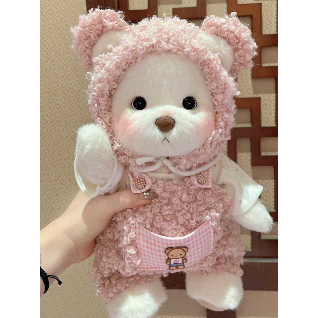TeddyTales100%30cm Gấu Bông Lena Dễ Thương Xinh Xắn Cao Cấp--100% ủy quyền chính hãng, Gấu Bông Teddy Head Tales Mini Nhồi Gòn Cao Cấp