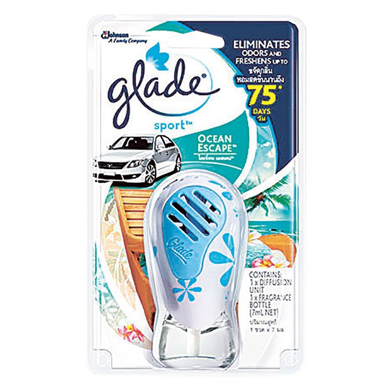 Nước làm mát không khí ô tô Glade Sport Ocean Escape Scent 7 Ml. (8850175016021)