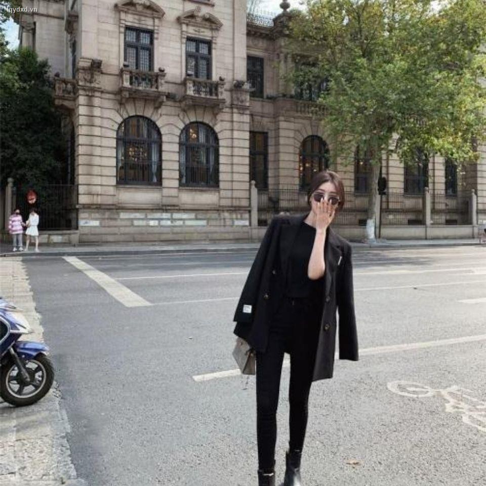 Áo khoác vest dáng rộng kiểu Hàn Quốc thời trang hè 2020 thanh lịch cho nữ