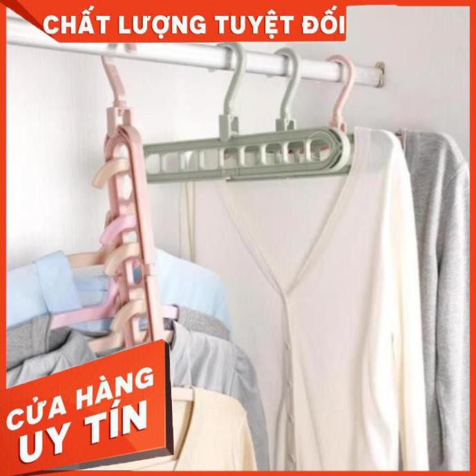 Móc Treo Quần Áo Đa Năng 9 Lỗ Tiết Kiệm Diện Tích - Xoay 360 độ K137