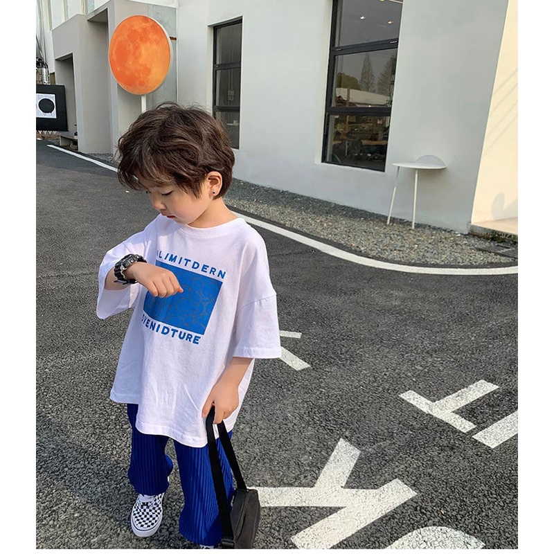 [Babycat] Hàng Có Sẵn Quần Dài Đến Mắt Cá Mềm Mại Thoải Mái Phong Cách Phương Tây Hàn Nhật Mùa Hè Chống Muỗi Cho Bé Trai 2022