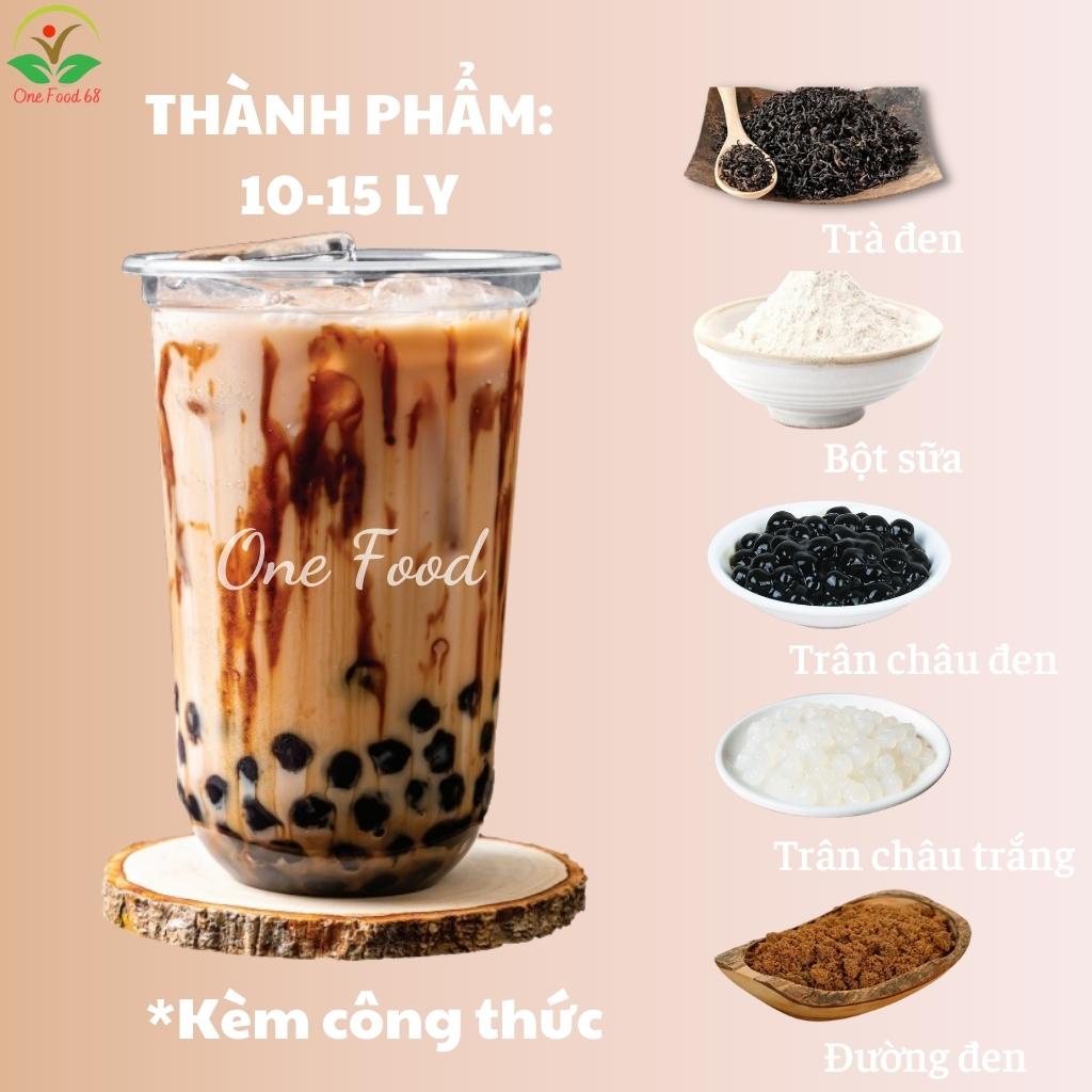 Set Trà Sữa Trân Châu Đường Đen Tự Pha, Set Nguyên Liệu Làm Trà Sữa 15 Ly, Onefood68