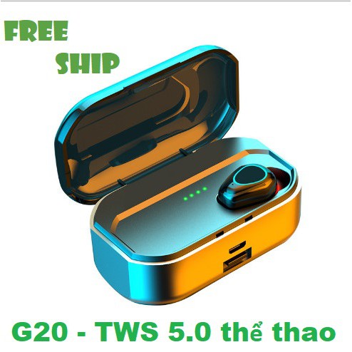 Tai nghe Bluetooth mới G20 hiển thị màn hình TWS5.0- 1 tai