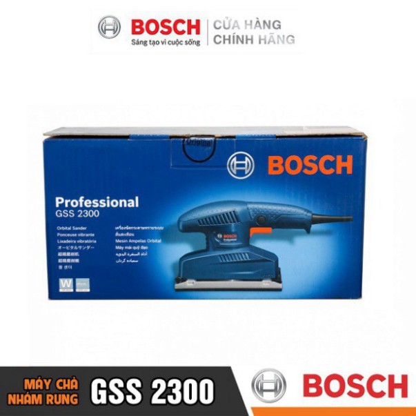 [HÀNG CHÍNH HÃNG] Máy Chà Nhám Rung Bosch GSS 2300 (190W) , Giá Cạnh Tranh, Chất Lượng Hàng Đầu