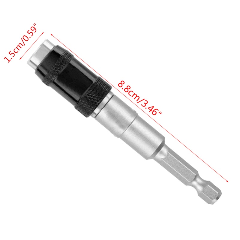 Đầu Chuyển Đổi Khoan Góc Hẹp - Đầu Lục Giác Từ Tính Chuyển Hướng Bắt Vít Góc 20 Độ 1/4 Inch