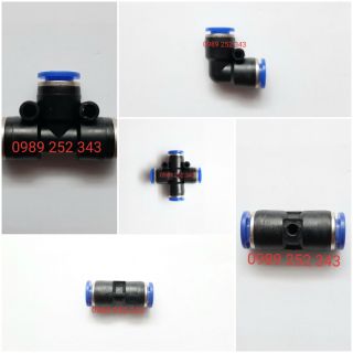 Đầu nối các ống 8mm Phun sương các loại AKS : T, V, I, ...