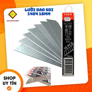 Lưỡi dao rọc giấy SDI 1404 đồ cắt trổ giấy bản rộng 18mm thay cho dao 0423