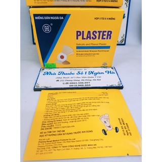 Miếng dán mụn cóc PLASTER, 1 túi 4 miếng