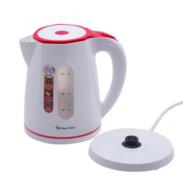 Ấm Siêu Tốc Elmich Smart cook KES-0696 công suất 1850W dung tích 1,8 lít hàng chính hãng, bảo hành 12 tháng